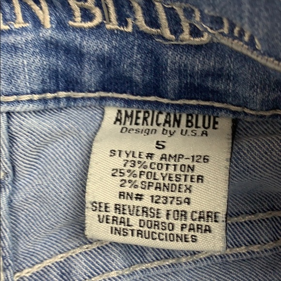 American Blue distressed jeans size 5 - Picture 10 of 10